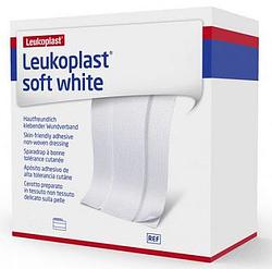 Foto van Leukoplast soft white wondpleister 5m x 8cm
