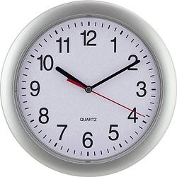 Foto van Eurotime 22222 wandklok quartz 25 cm zilver