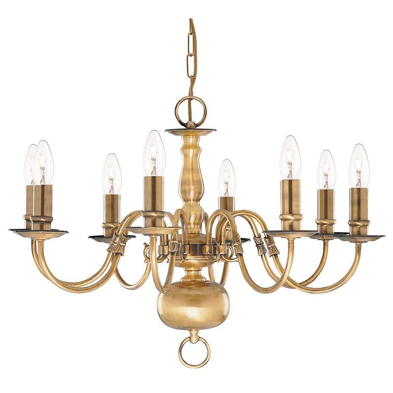 Foto van Bohemian hanglamp - bussandri exclusive - metaal - bohemian - e14 - l: 62cm - voor binnen - woonkamer - eetkamer - brons