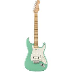 Foto van Fender player stratocaster hss mn seafoam green elektrische gitaar