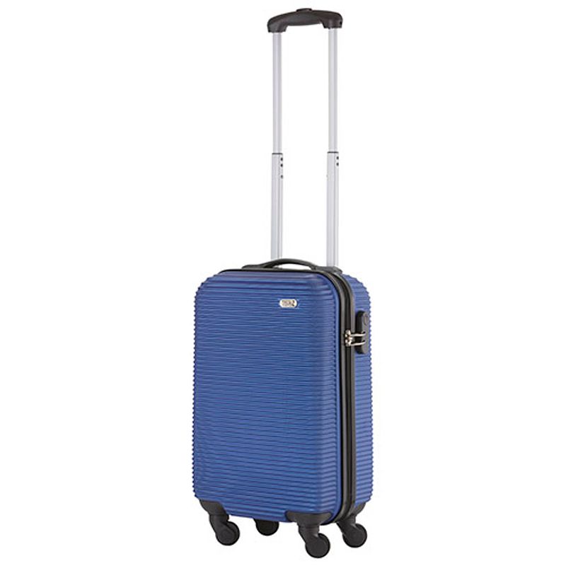 Foto van Travelz horizon handbagagekoffer - 54cm handbagage met cijferslot - blauw