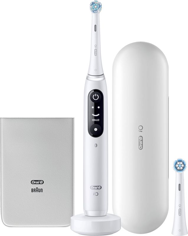 Foto van Oral-b io series 7w wit met extra opzetborstel