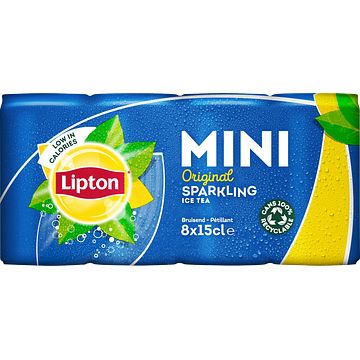 Foto van Lipton ice tea sparkling 24 x 150ml bij jumbo