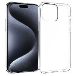 Foto van Accezz clear backcover iphone 15 pro max telefoonhoesje transparant