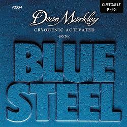 Foto van Dean markley 2554 blue steel custom light 9-46 snarenset voor elektrische gitaar