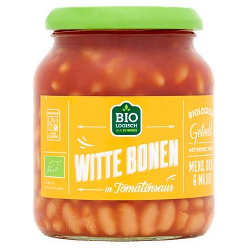 Foto van Jumbo witte bonen in tomatensaus biologisch 360g