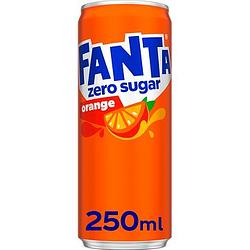 Foto van Fanta orange zero sugar 250ml bij jumbo