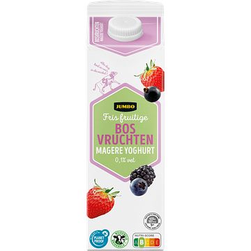 Foto van Jumbo magere yoghurt bosvruchten 0,1% vet 1l