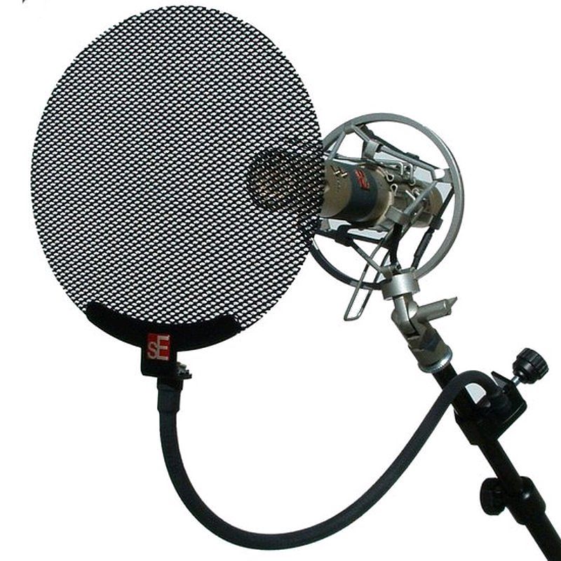 Foto van Se electronics popfilter met metalen scherm