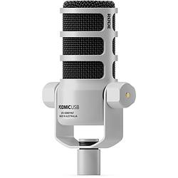 Foto van Rode podmic usb white broadcast microfoon