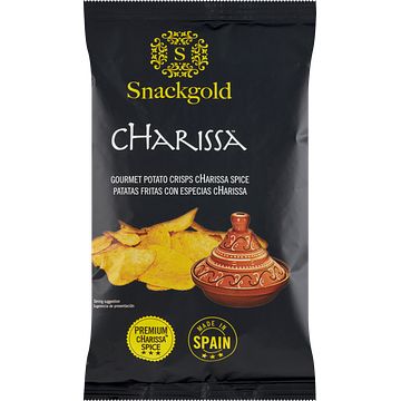 Foto van Snackgold gourmet potato crisps charissa spice 125g bij jumbo