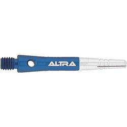 Foto van Bull's altra topspin aluminium shaft 15 mm zilver/blauw 3 stuks