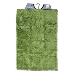Foto van Wicotex-badmat ruit groen 60x90cm-antislip onderkant