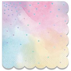 Foto van Witbaard servetten shape iridescent 33 x 33 cm papier 16 stuks