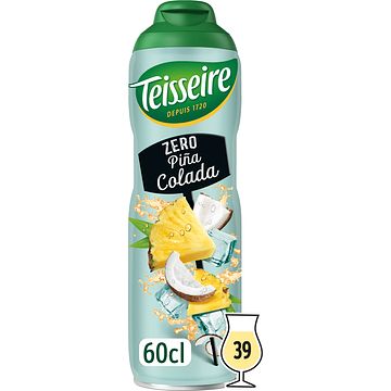 Foto van Teisseire zero suiker pina colada cocktail siroop 60cl bij jumbo