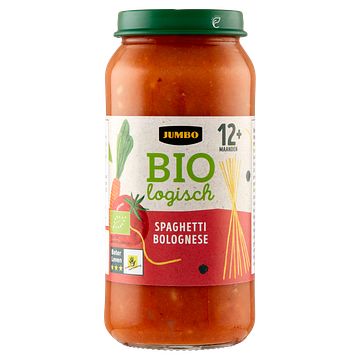 Foto van Jumbo biologisch spaghetti bolognese 12+ maanden 250g