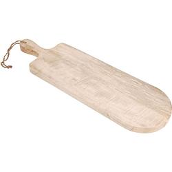 Foto van Mango houten snijplank/serveerplank 49 cm - snijplanken/serveerplanken/kaasplanken van hout