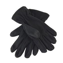 Foto van Hixa fleece handschoenen - zwart - heren - dames