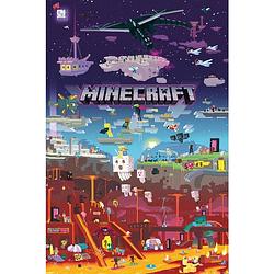 Foto van Gbeye minecraft world beyond poster 61x91,5cm
