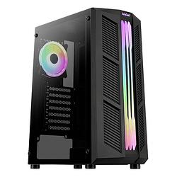 Foto van Aerocool prime-g-bk-v2 midi-tower pc-behuizing zwart