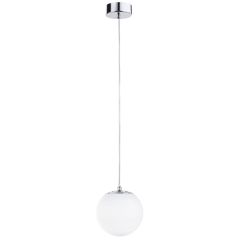 Foto van Paulmann gove 71066 led-hanglamp led 9 w chroom, satijn