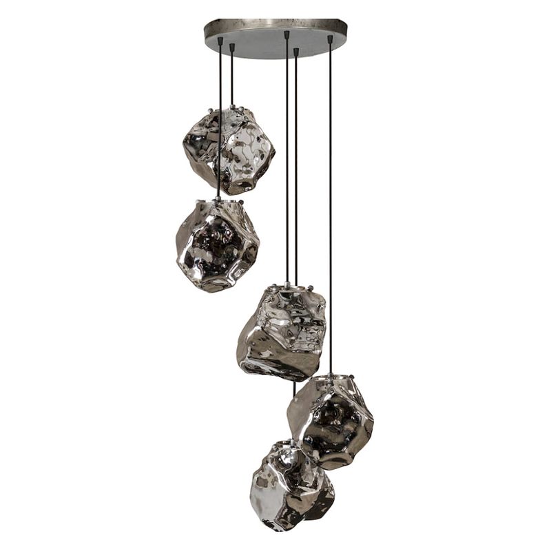 Foto van Anli style hanglamp 5l rock getrapt