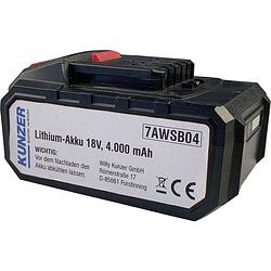 Foto van Kunzer 7awsb04 gereedschapsaccu 18 v 4000 mah li-ion