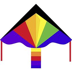 Foto van Ecoline eenlijns vlieger simple flyer rainbow spanwijdte 1200 mm geschikt voor windsterkte 2 - 5 bft