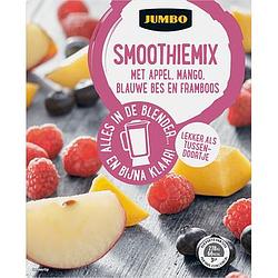 Foto van Jumbo smoothiemix met appel, mango, blauwe bes en framboos 250g