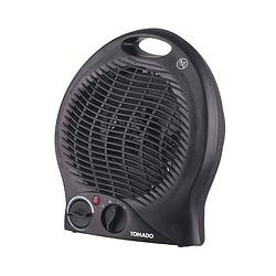 Foto van Tomado thf2001b - ventilator kachel - tot 24m² - 2 warmtestanden 1 ventilatorstand - vrijstaand - zwart