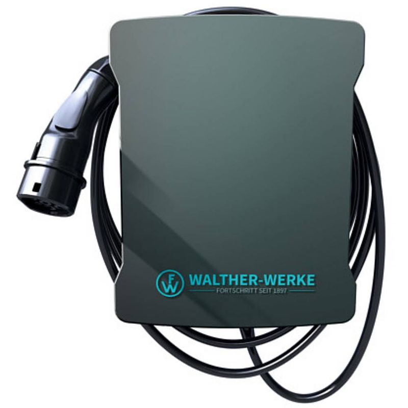 Foto van Walther werke wallbox basicevo mobiel laadstation type 2 16 a aantal aansluitingen 1 11 kw geen