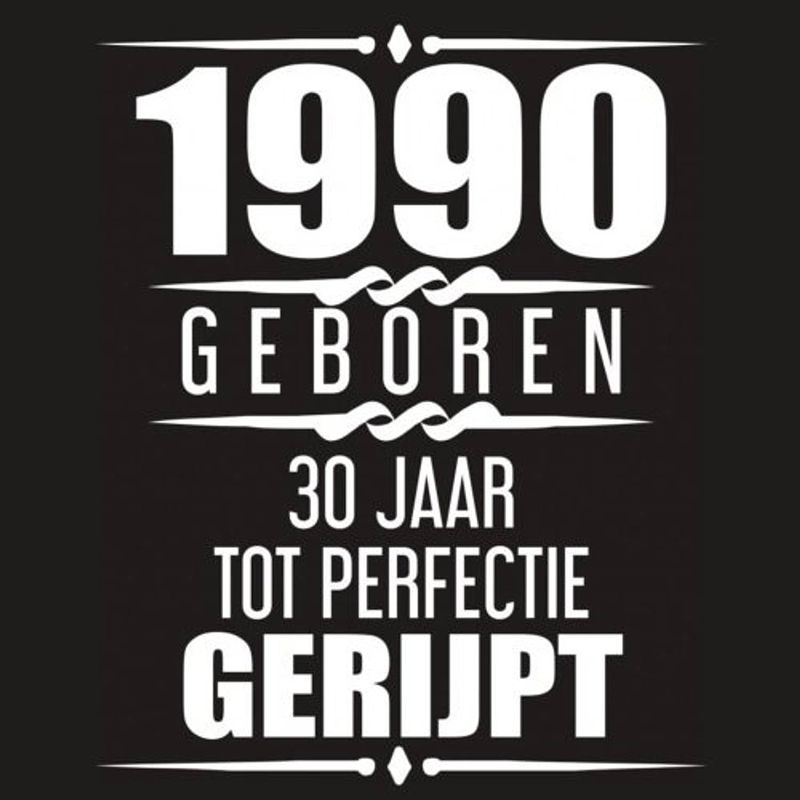 Foto van 1990 geboren 30 jaar tot perfectie gerijpt