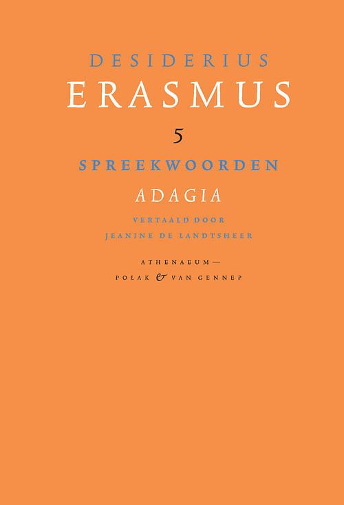 Foto van Spreekwoorden; adagia - desiderius erasmus - ebook (9789025369040)