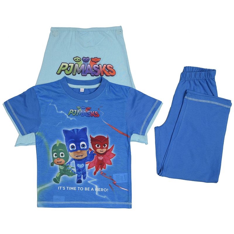 Foto van Disney pyjama pj masks jongens katoen blauw maat 3 jaar