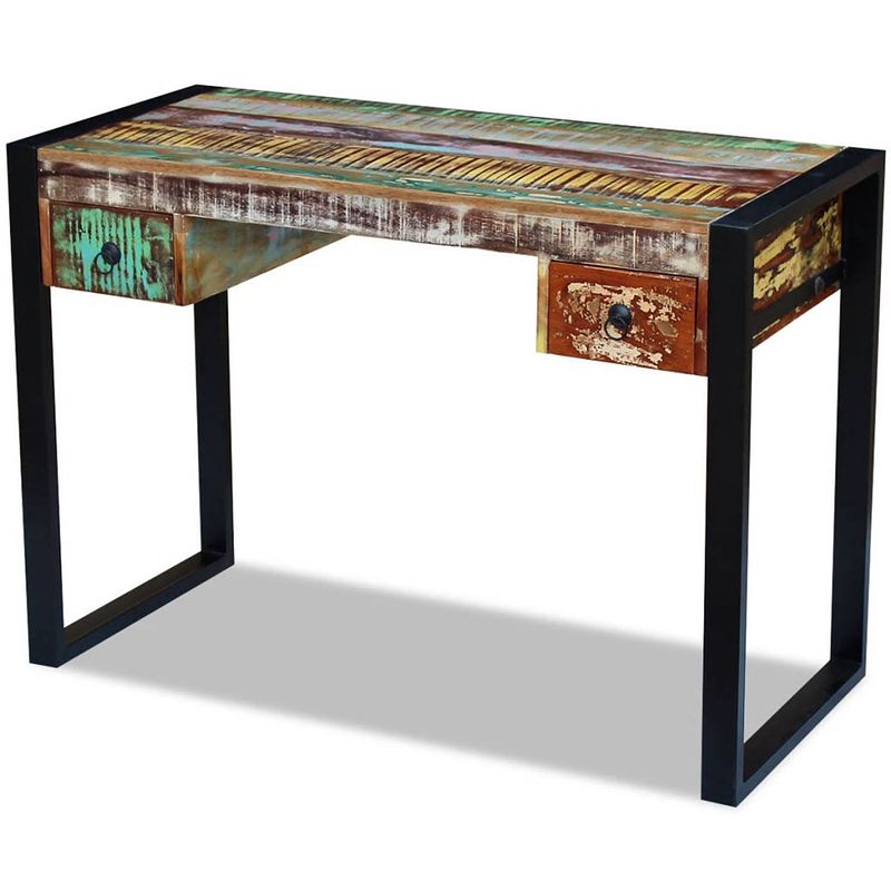 Foto van Infiori bureau massief gerecycled hout