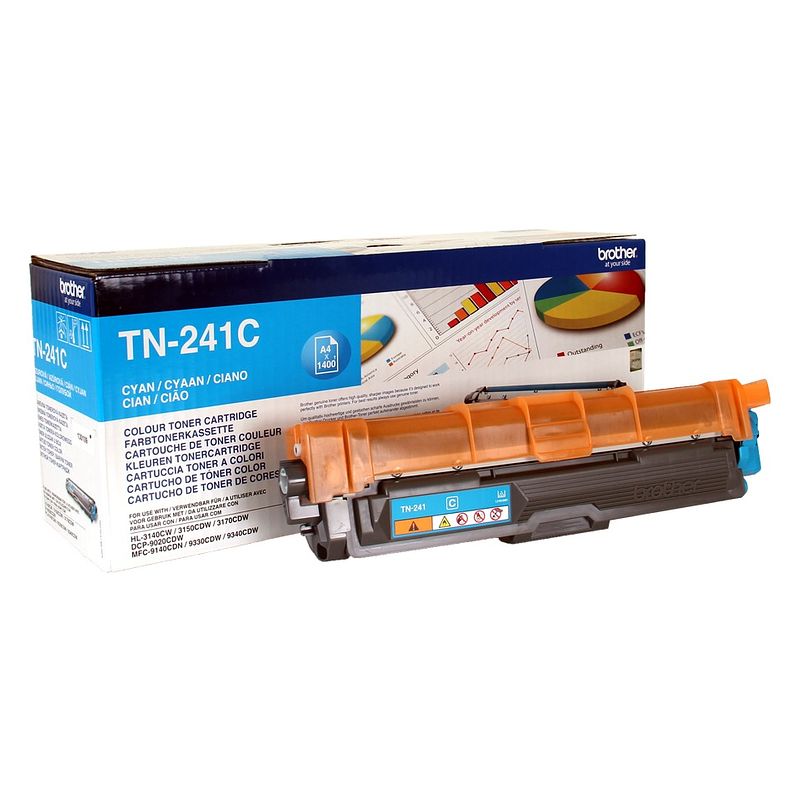 Foto van Brother tn-241c toner blauw