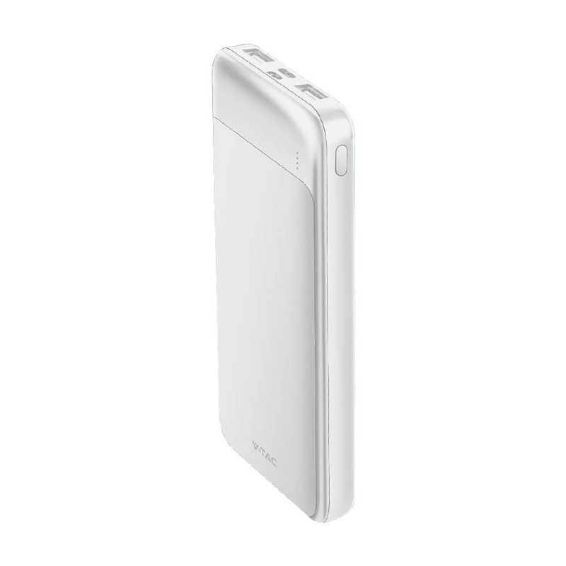 Foto van V-tac vt-10005 powerbank - snellader - 10.000 mah - wit