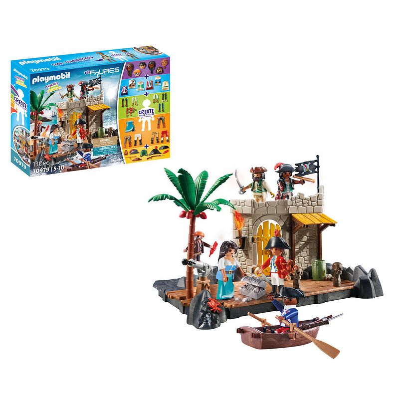 Foto van Playmobil my figures: pirateneiland