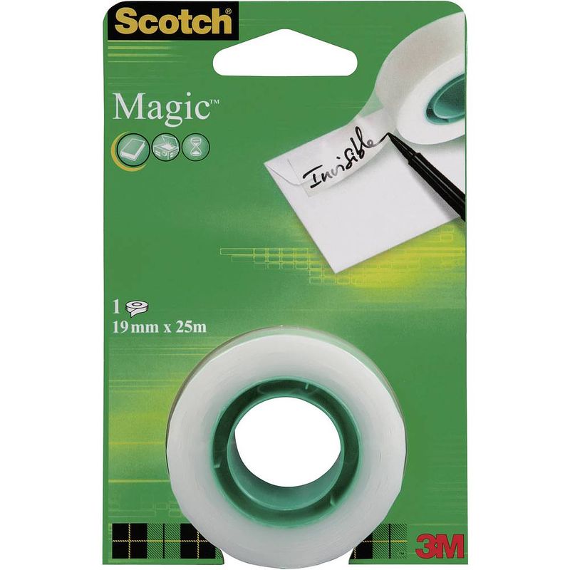 Foto van 3m ft-5100-4921-4 8-1925r plakband scotch magic 810 transparant (l x b) 25 m x 19 mm 1 stuk(s)