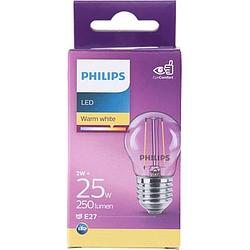 Foto van Philips led filament kogel 25w e27 box bij jumbo