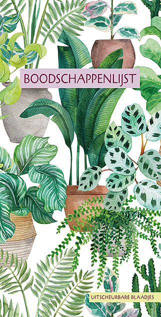 Foto van Boodschappenlijst - urban jungle - paperback (9789044765021)