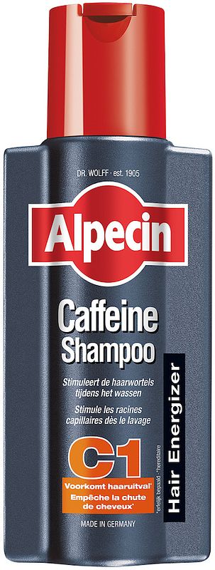 Foto van Alpecin c1 caffeine shampoo hair energizer 250ml bij jumbo