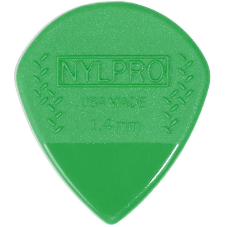 Foto van D'saddario 3npp7-10 nylon plus jazz plectrums extra heavy 10-pack