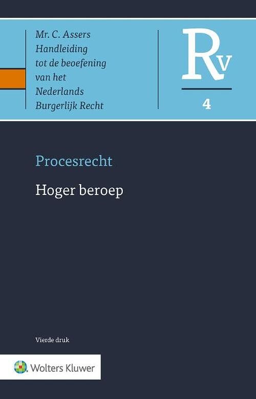 Foto van Asser procesrecht 4 hoger beroep - hardcover (9789013168556)