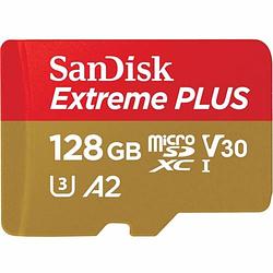 Foto van Sandisk micro sd geheugenkaart 128gb extreme plus