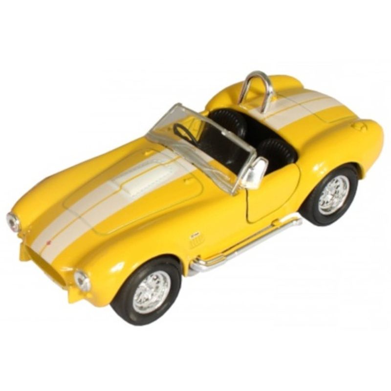 Foto van Welly schaalmodel shelby cobra 427 1:34 geel 11 cm