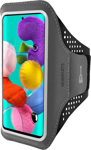 Foto van Mobiparts comfort fit sportarmband samsung galaxy a51 zwart