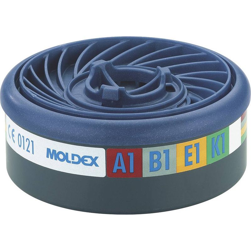Foto van Moldex 940001 gasfilter easylock filterklasse/beschermingsgraad: a1b1e1k1 10 stuk(s)