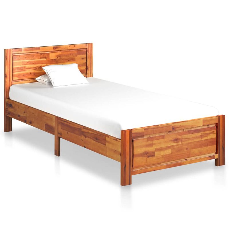 Foto van Vidaxl bedframe massief acaciahout 90x200 cm