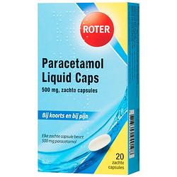 Foto van Roter paracetamol 500mg liquid caps